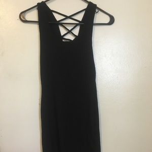 itty bitty black dress